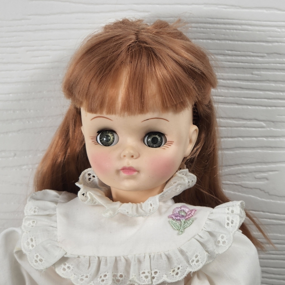 Vintage Mid-century 1966 Effanbee Chipper Doll 14.5 Inch Red Hair Sleepy eyes - Picture 2 of 9